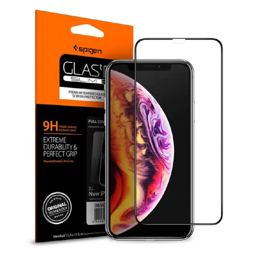 iPhone XS / iPhone 11 Pro Screen Protector Full Coverage HD Tempered Glass - Spigen Malaysia