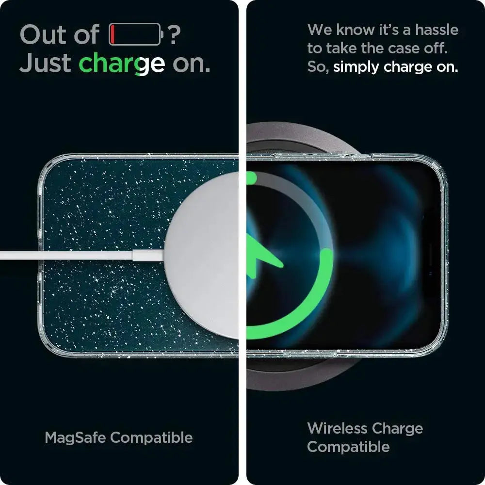 iPhone 12 Pro / iPhone 12 Case Liquid Crystal Glitter - Spigen Malaysia