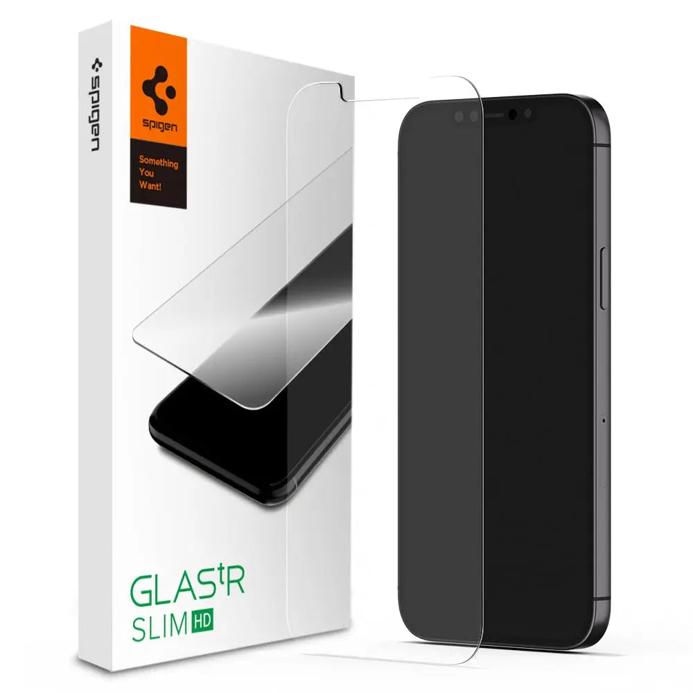 iPhone 12 Mini Screen Protector Glas.tR SLIM HD - Spigen Malaysia