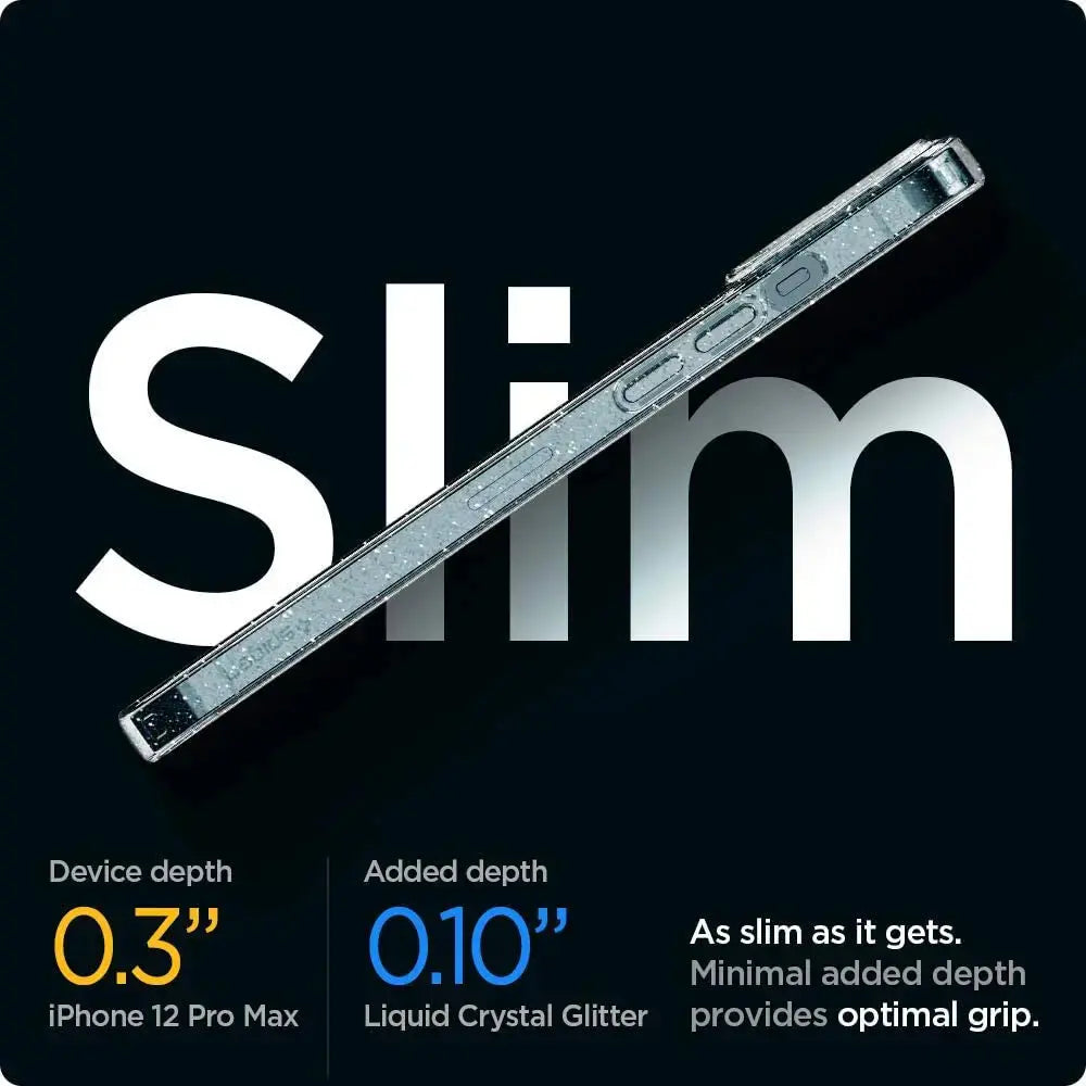 iPhone 12 Pro Max Case Liquid Crystal Glitter - Spigen Malaysia