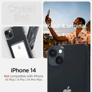iPhone 14 / iPhone 13 Case Crystal Slot - Spigen Malaysia