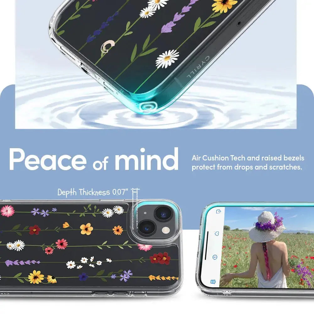 CYRILL iPhone 14 / iPhone 13 Case Flower Garden - Spigen Malaysia