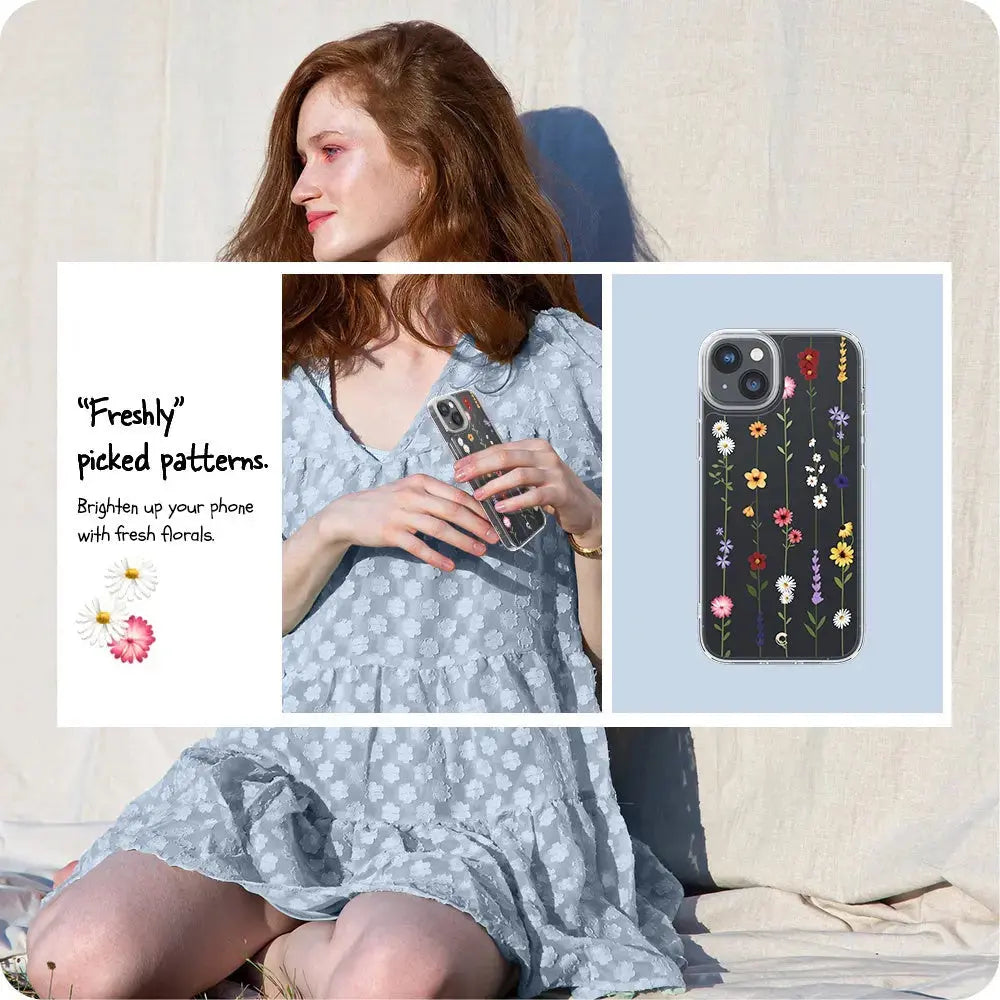 CYRILL iPhone 14 / iPhone 13 Case Flower Garden - Spigen Malaysia