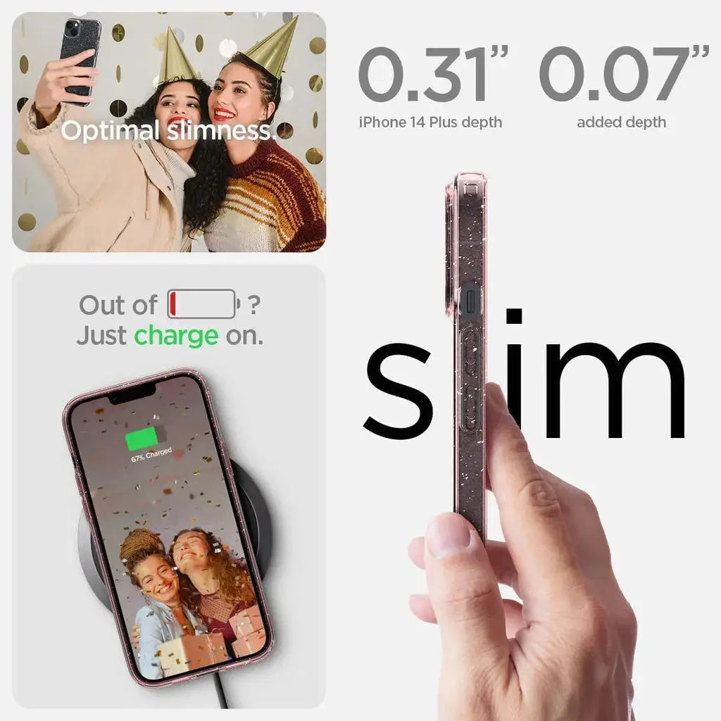 iPhone 14 / iPhone 13 Case Liquid Crystal Glitter - Spigen Malaysia