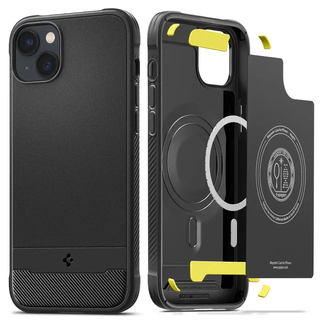 iPhone 14 / iPhone 13 Case Rugged Armor Magfit Magsafe Case - Spigen Malaysia