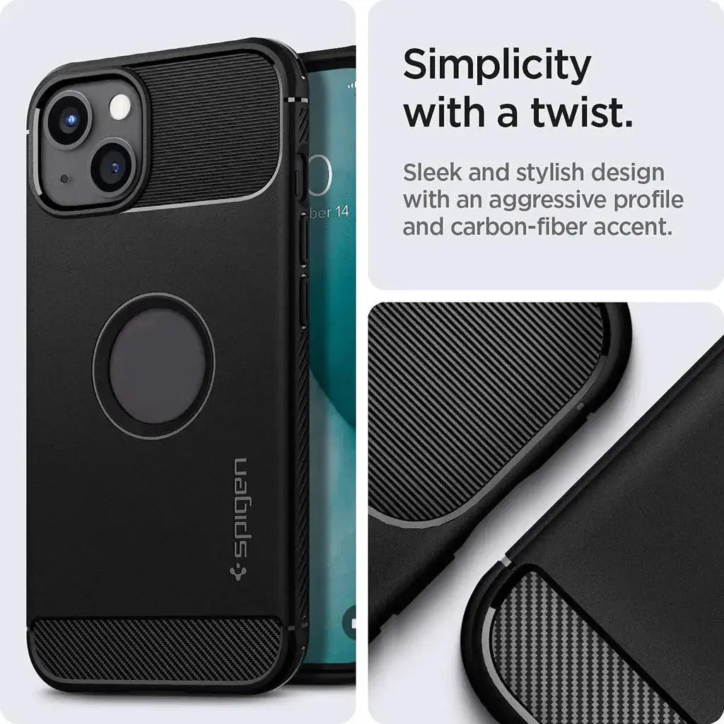 iPhone 13 Case Rugged Armor - Spigen Malaysia