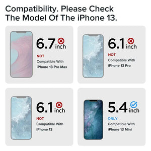 iPhone 13 Mini Screen Protector Glas.tR SLIM HD - Spigen Malaysia