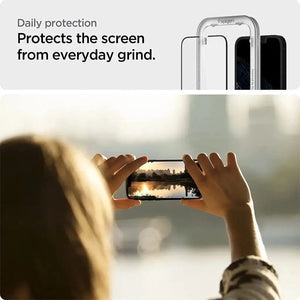 [2 Pack] iPhone 16e (2025) / 14 / 13 Pro / 13 Screen Protector Alignmaster - Spigen Malaysia