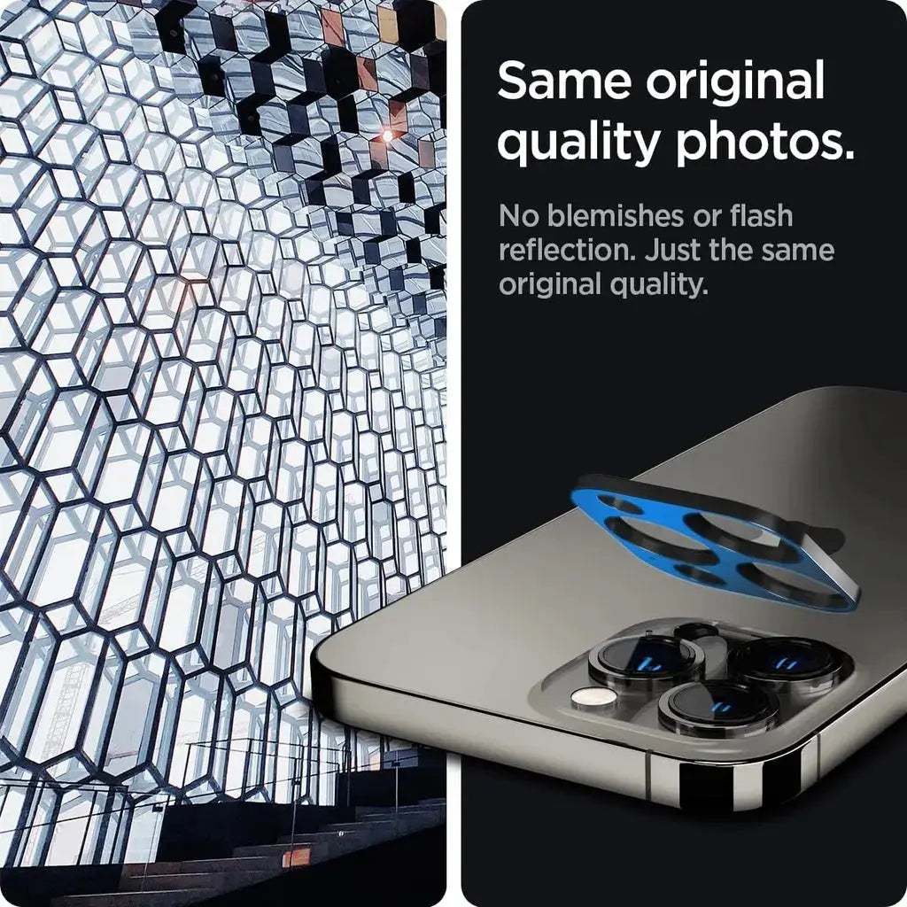 [2 pack] iPhone 13 pro max / iPhone 13 pro Camera Lens Protector Optik - Spigen Malaysia
