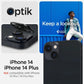 [2 Pack] iPhone 14 Plus / iPhone 14 Camera Lens Protector Optik - Spigen Malaysia