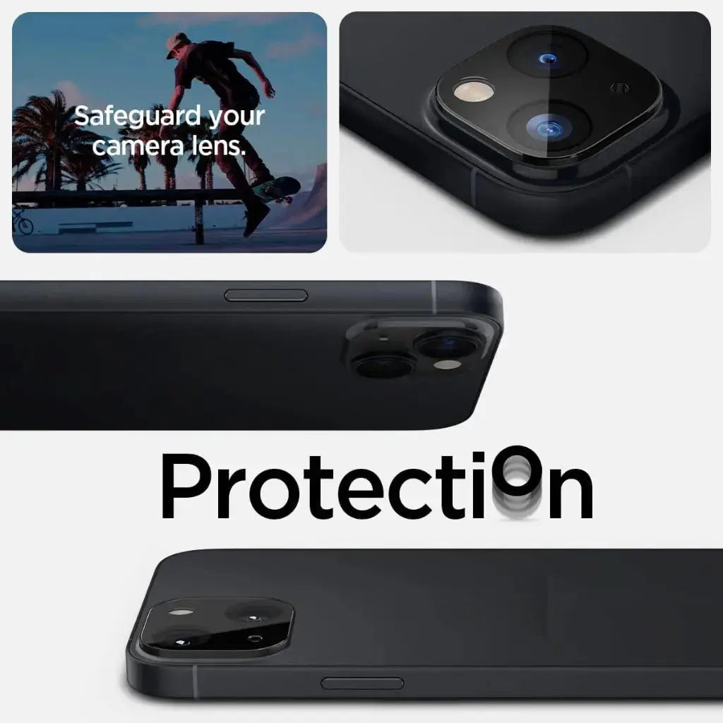 [2 Pack] iPhone 14 Plus / iPhone 14 Camera Lens Protector Optik - Spigen Malaysia