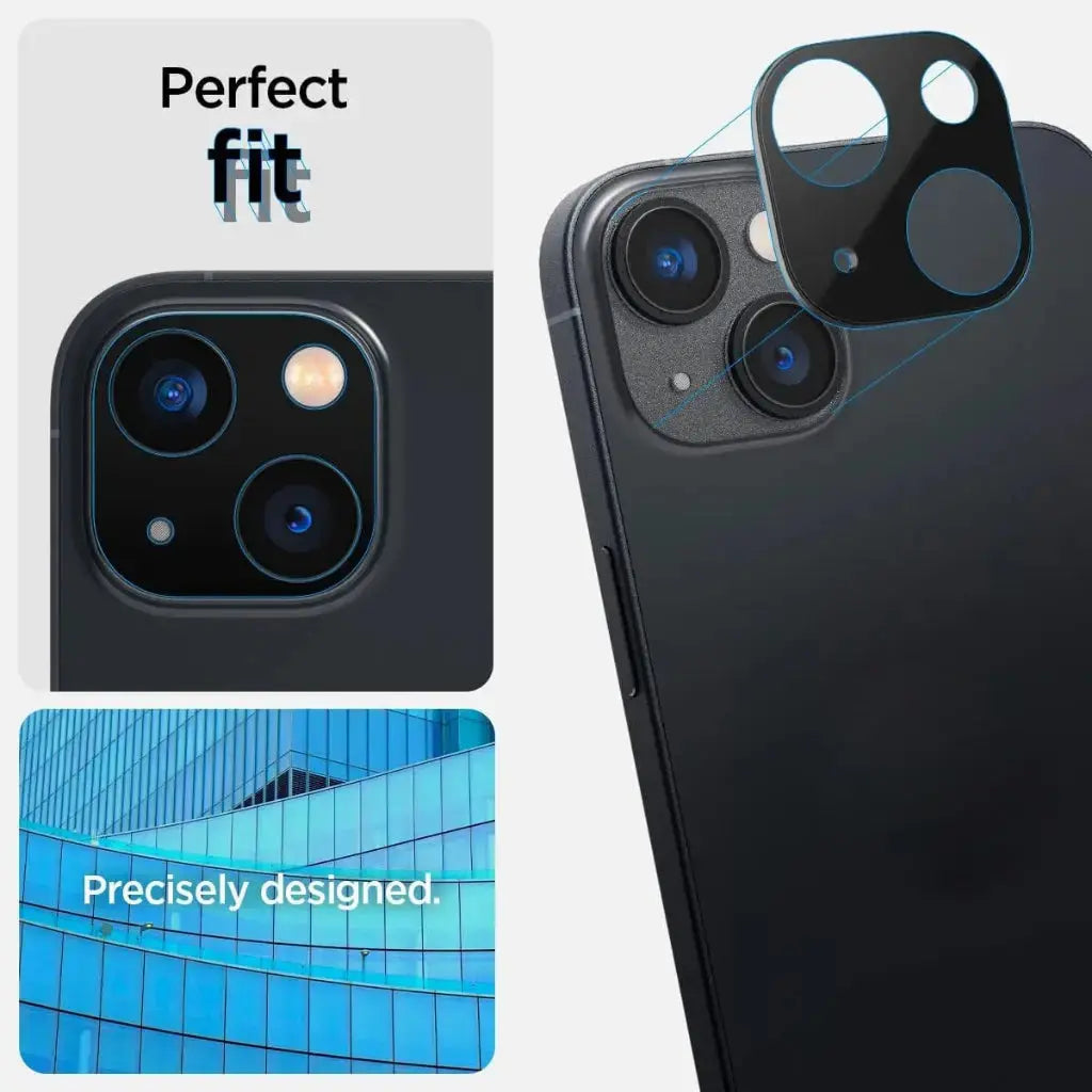 [2 Pack] iPhone 14 Plus / iPhone 14 Camera Lens Protector Optik - Spigen Malaysia