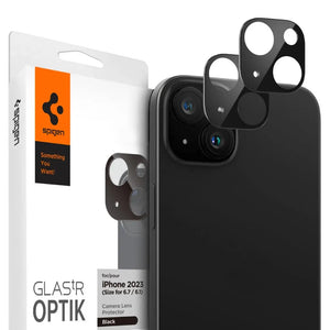 [2 Pack] iPhone 15 / iPhone 15 Plus / iPhone 14 Plus / iPhone 14 Camera Lens Protector Optik - Spigen Malaysia