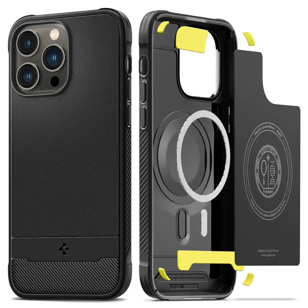 iPhone 14 Pro Case Rugged Armor Magfit Magsafe Case - Spigen Malaysia