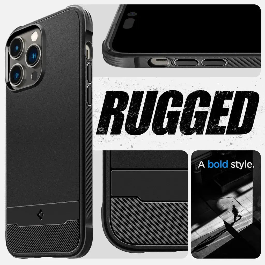 iPhone 14 Pro Case Rugged Armor Magfit Magsafe Case - Spigen Malaysia