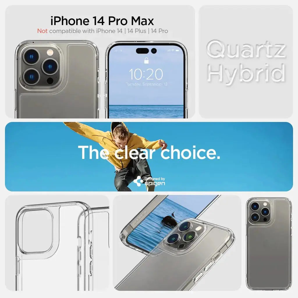 iPhone 14 Pro Max Case Quartz Hybrid - Spigen Malaysia