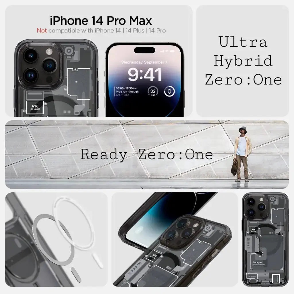 iPhone 14 Pro Max Case Ultra Hybrid Zero One Magfit Magsafe Case - Spigen Malaysia