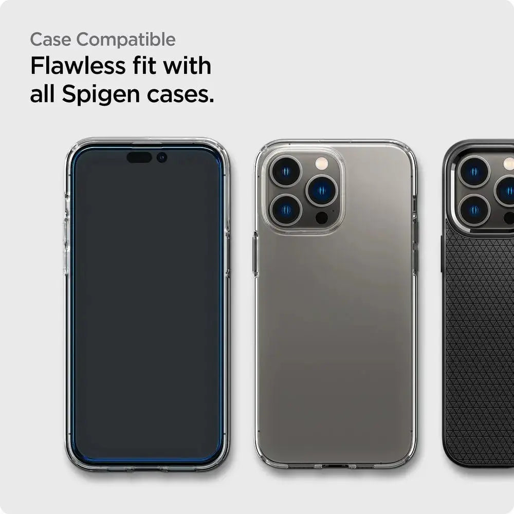 iPhone 14 Pro Screen Protector Full Coverage HD - Spigen Malaysia