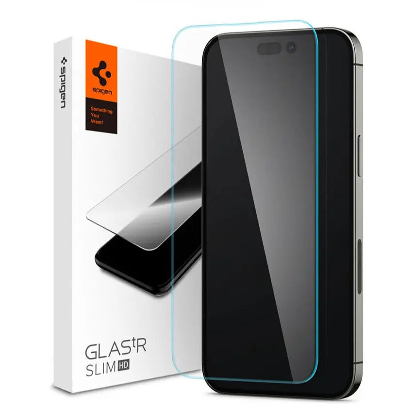 iPhone 14 Pro Screen Protector Glas.tR SLIM HD - Spigen Malaysia