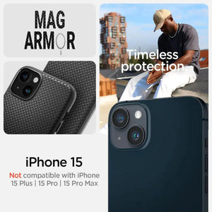 iPhone 15 Case Mag Armor Magfit Magsafe Case - Spigen Malaysia