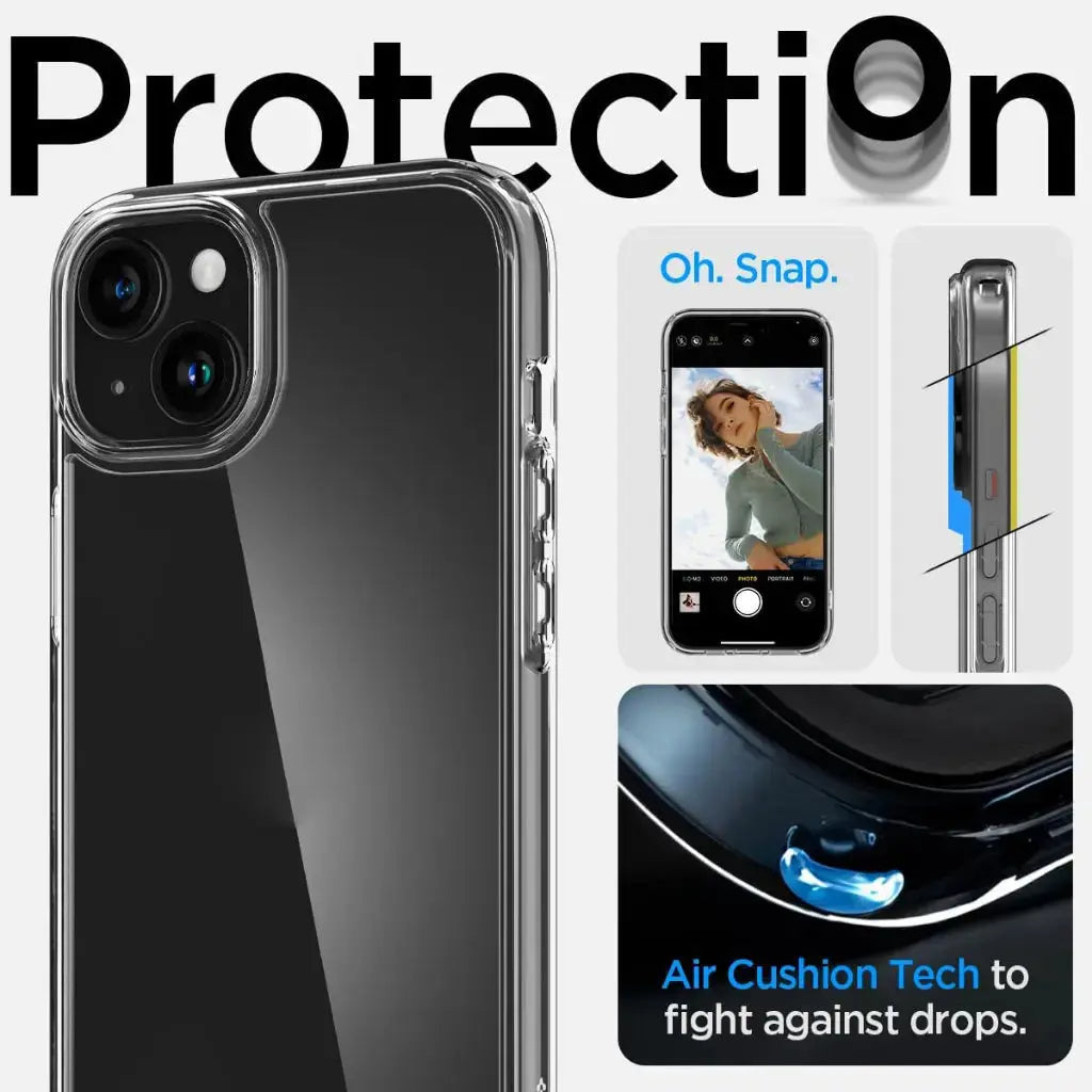 iPhone 15 Case Ultra Hybrid Crystal Hybrid - Spigen Malaysia