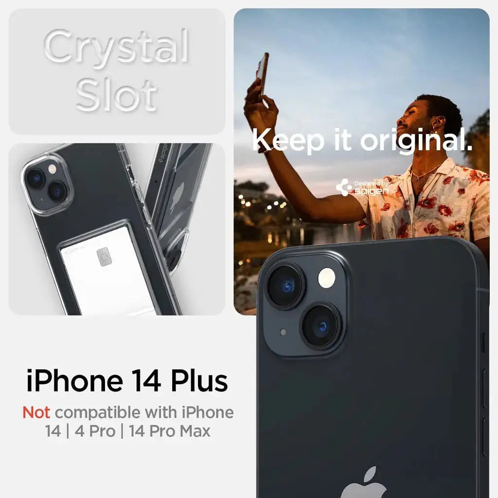 iPhone 14 Plus / iPhone 15 Plus Case Crystal Slot - Spigen Malaysia