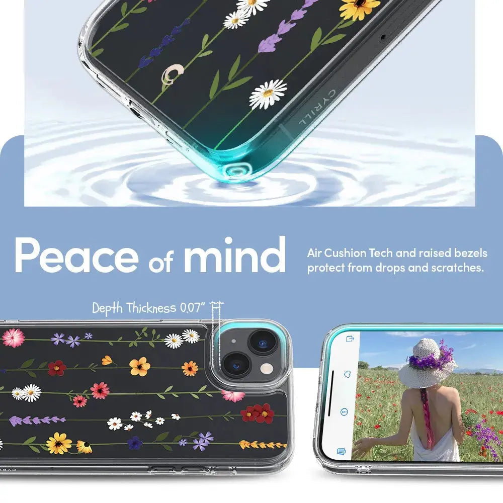 CYRILL iPhone 14 Plus / iPhone 15 Plus Case Flower Garden - Spigen Malaysia