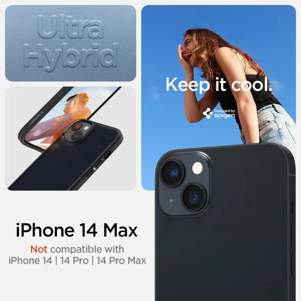 iPhone 14 Plus / iPhone 15 Plus Case Ultra Hybrid Frost - Spigen Malaysia