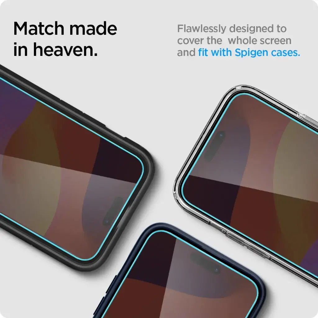 iPhone 16 Plus / iPhone 15 Plus Privacy Screen Protector Glas.tR EZ Fit - Spigen Malaysia
