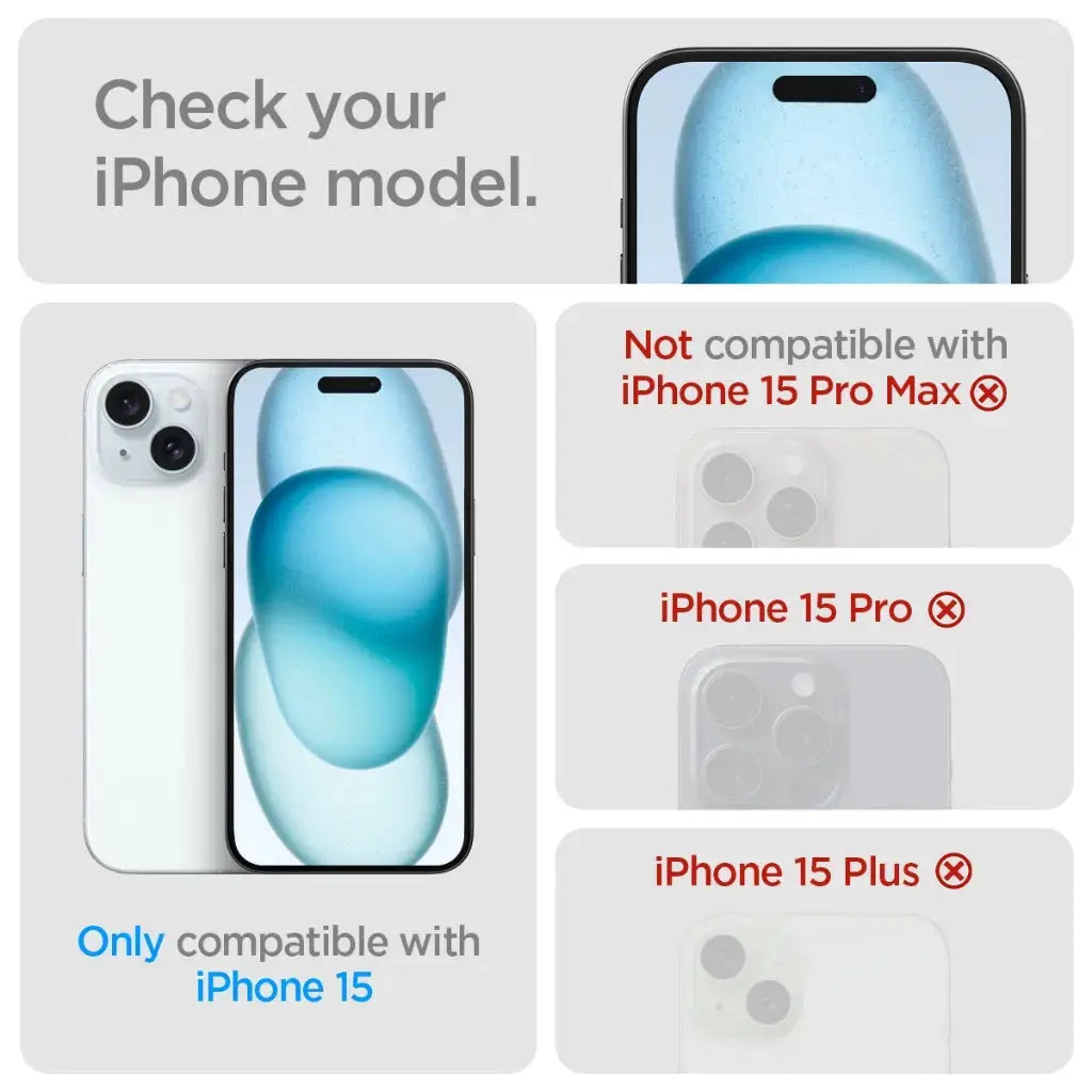 iPhone 16 / iPhone 15 Privacy Screen Protector Glas.tR EZ Fit - Spigen Malaysia