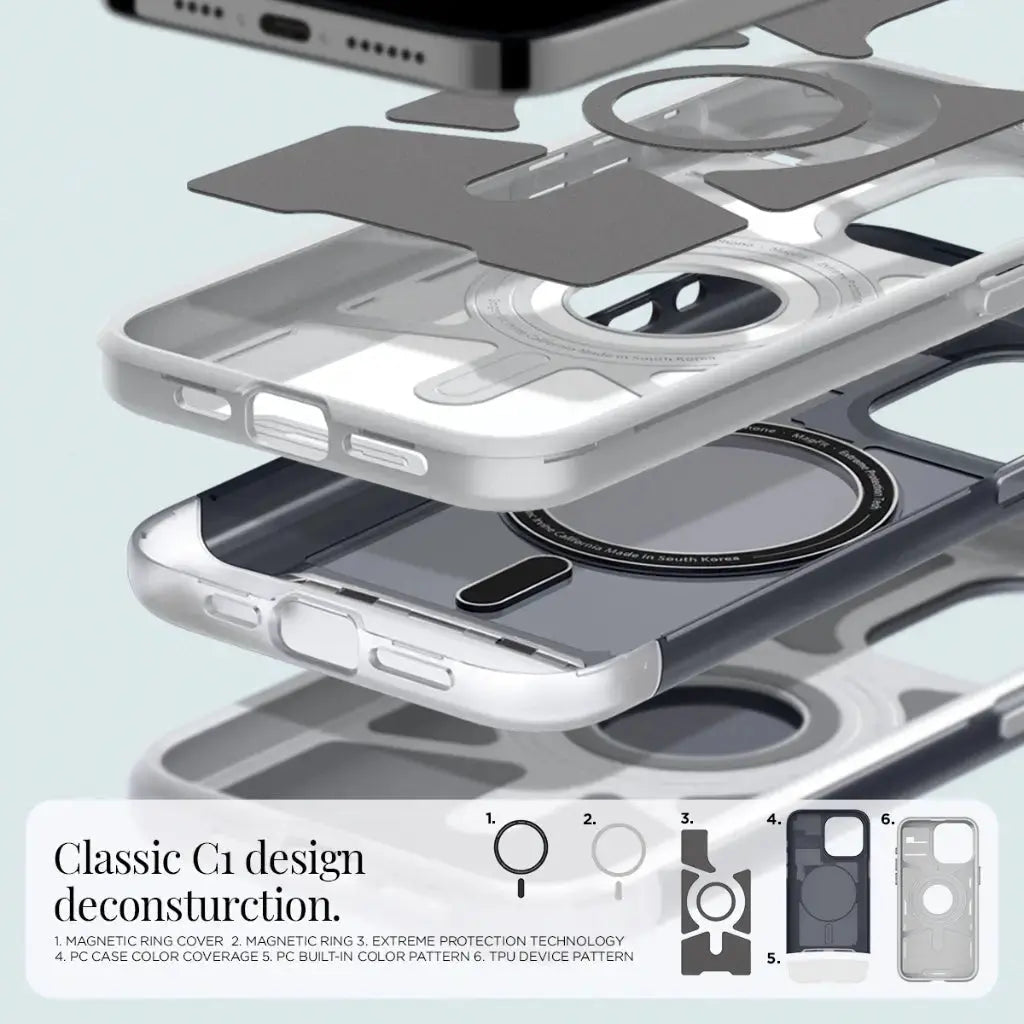 iPhone 15 Pro Case Classic C1 Magfit Magsafe Case - Spigen Malaysia