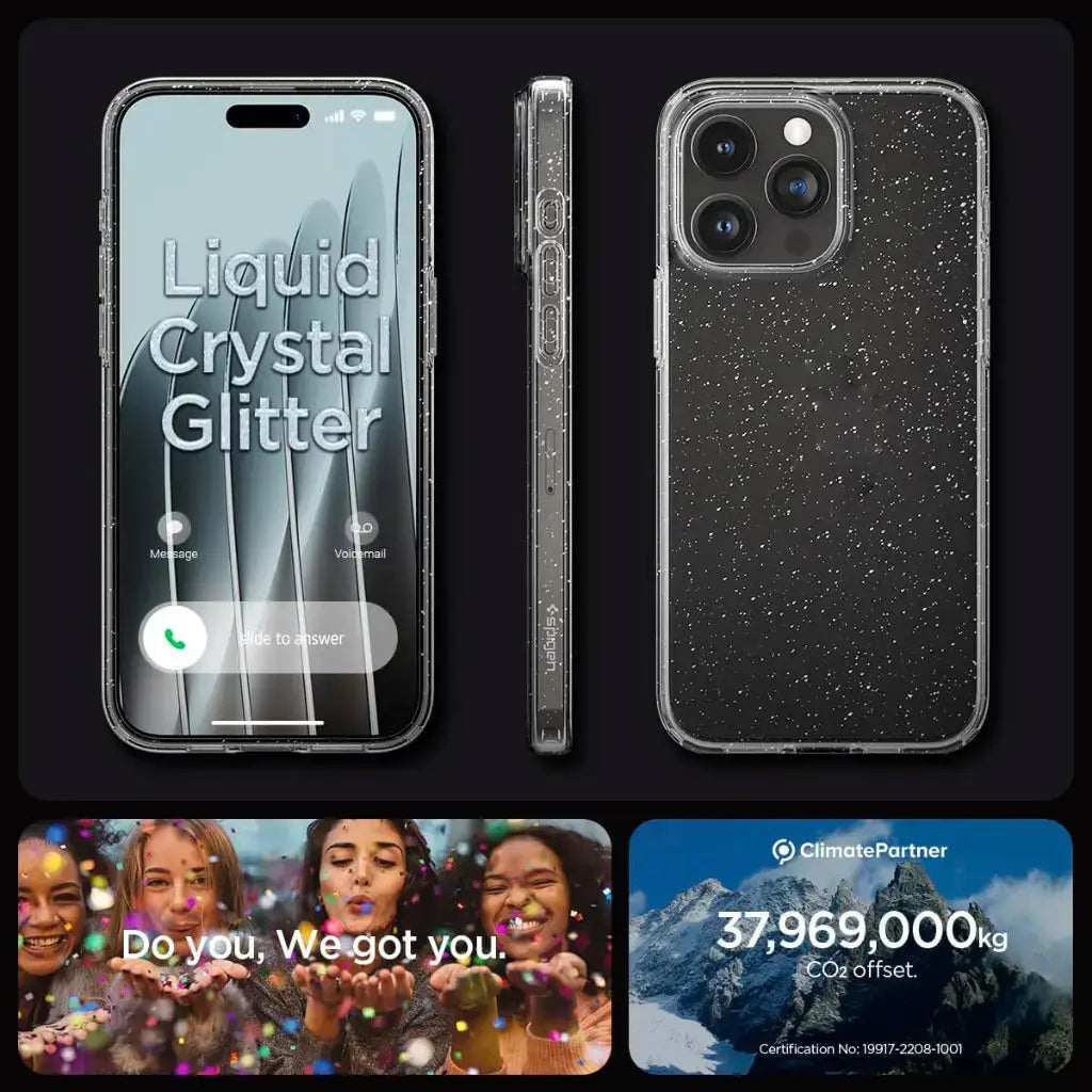 iPhone 15 Pro Case Liquid Crystal Glitter - Spigen Malaysia