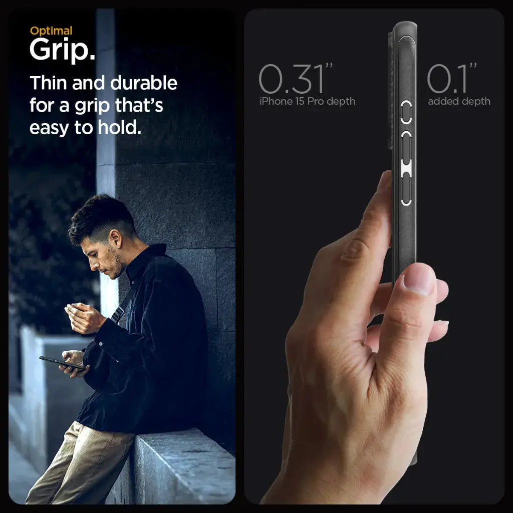 iPhone 15 Pro Case Mag Armor Magfit Magsafe Case - Spigen Malaysia