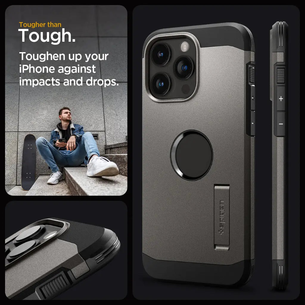 iPhone 15 Pro Case Tough Armor MagFit - Spigen Malaysia