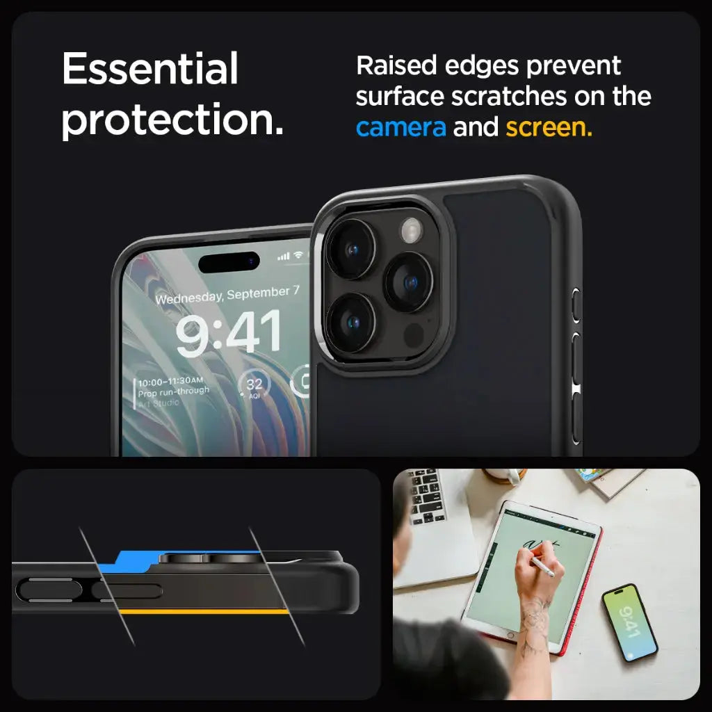 iPhone 15 Pro Case Ultra Hybrid Frost - Spigen Malaysia