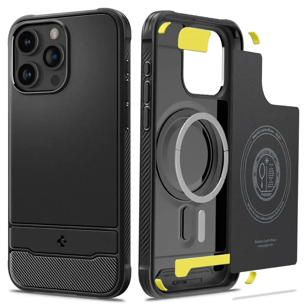 iPhone 15 Pro Max Case Rugged Armor Magfit Magsafe Case - Spigen Malaysia