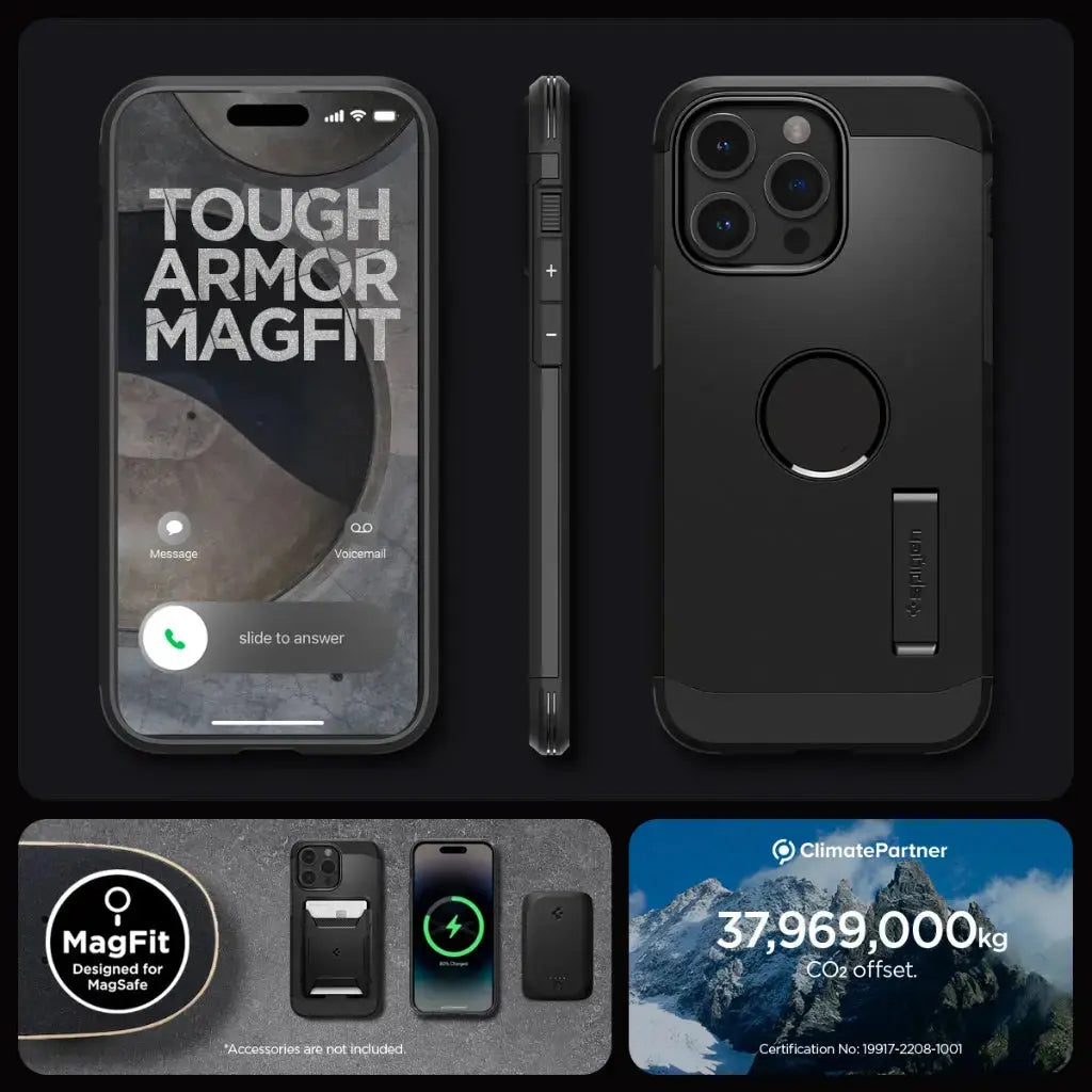 iPhone 15 Pro Max Case Tough Armor Magfit Magsafe Case - Spigen Malaysia