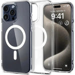 iPhone 15 Pro Max Case Ultra Hybrid Magfit Magsafe Case Frost - Spigen Malaysia