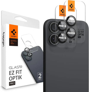 [2 Pack] iPhone 17 / 16 Plus / iPhone 16 Camera Lens Protector EZ Fit Optik Pro - Spigen Malaysia