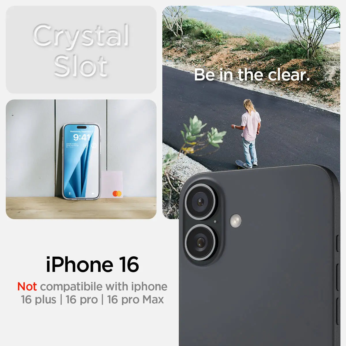 iPhone 16 Case Crystal Slot - Spigen Malaysia