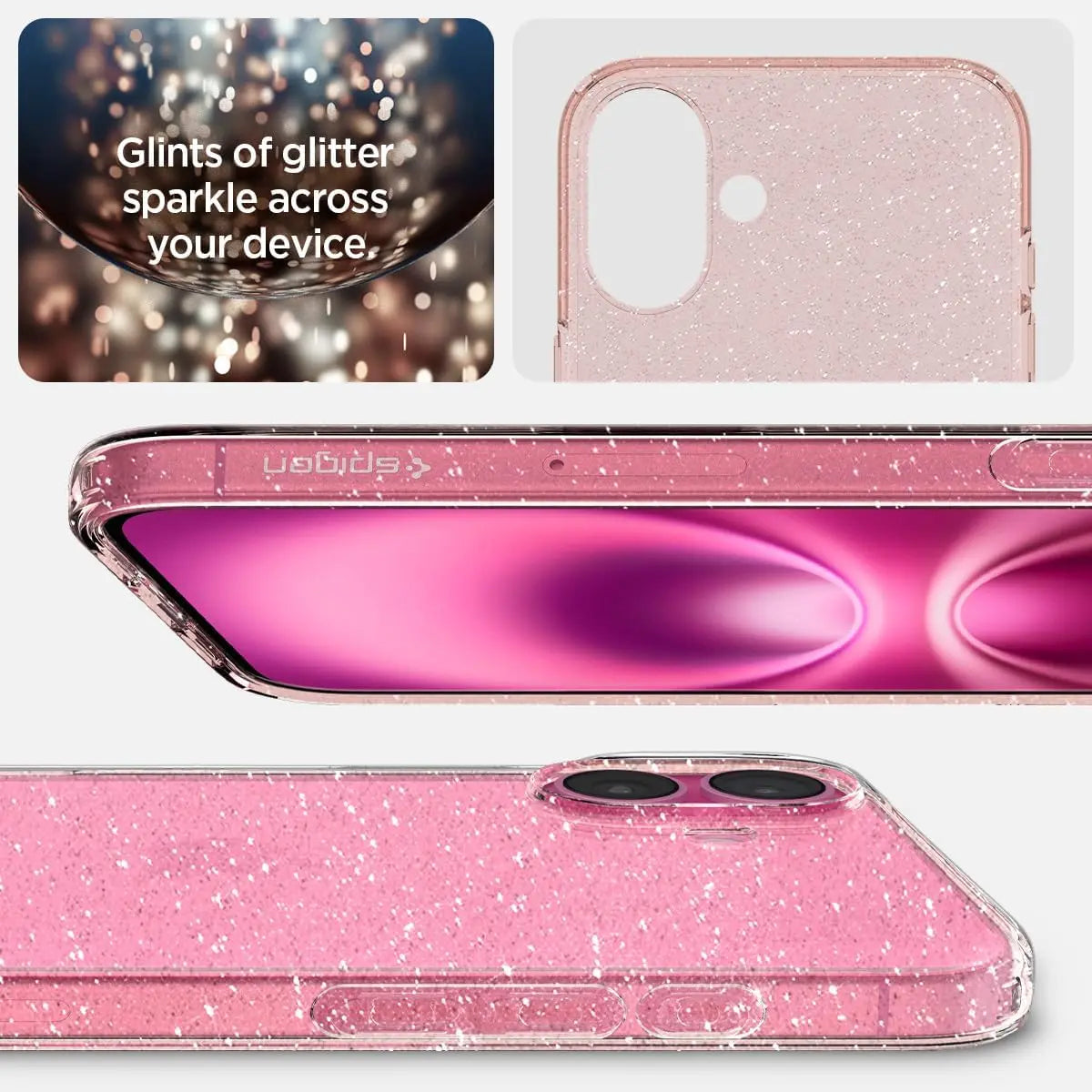 iPhone 16 Case Liquid Crystal Glitter - Spigen Malaysia