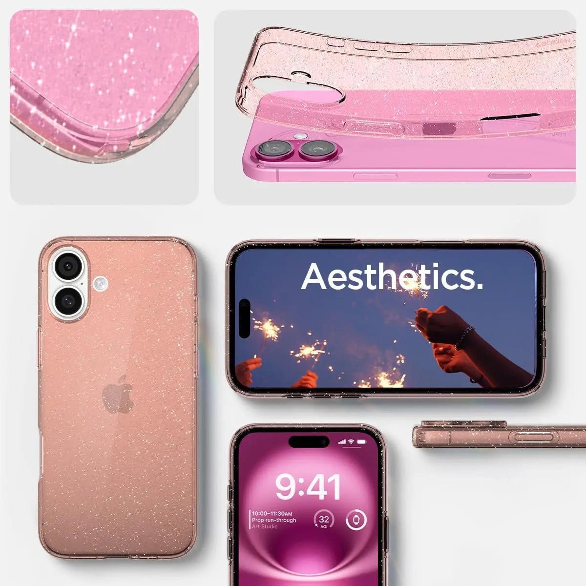 iPhone 16 Case Liquid Crystal Glitter - Spigen Malaysia
