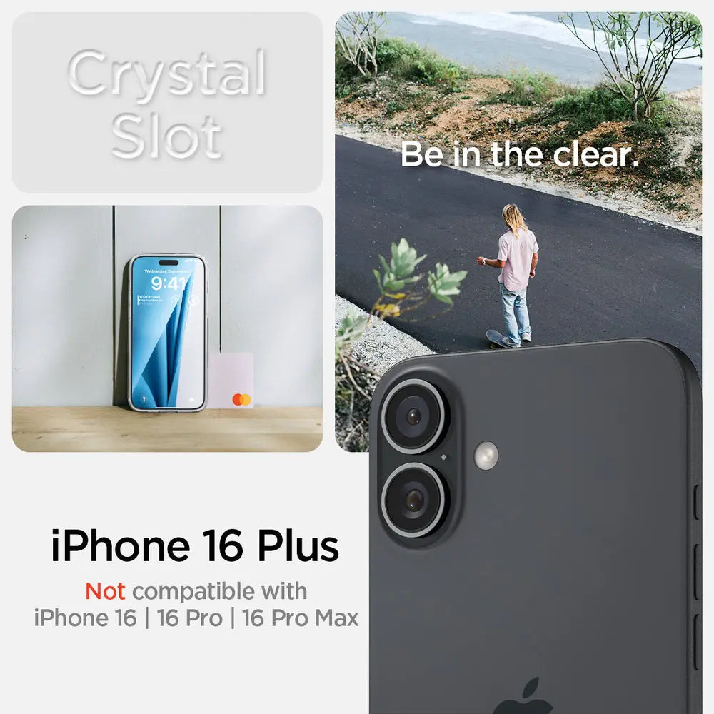 iPhone 16 Plus Case Crystal Slot - Spigen Malaysia