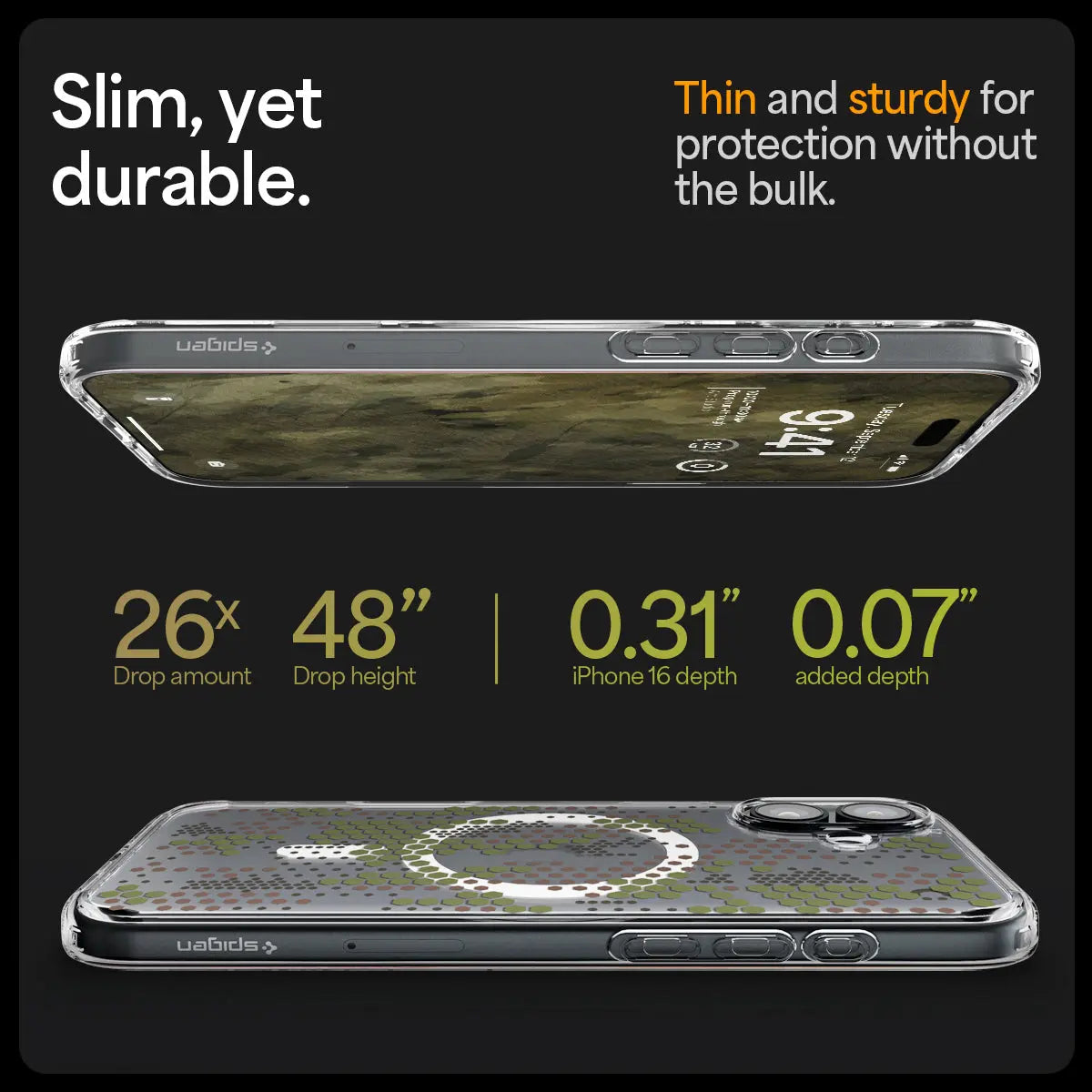 iPhone 16 Plus Case Ultra Hybrid MagFit Digital Camo - Spigen Malaysia