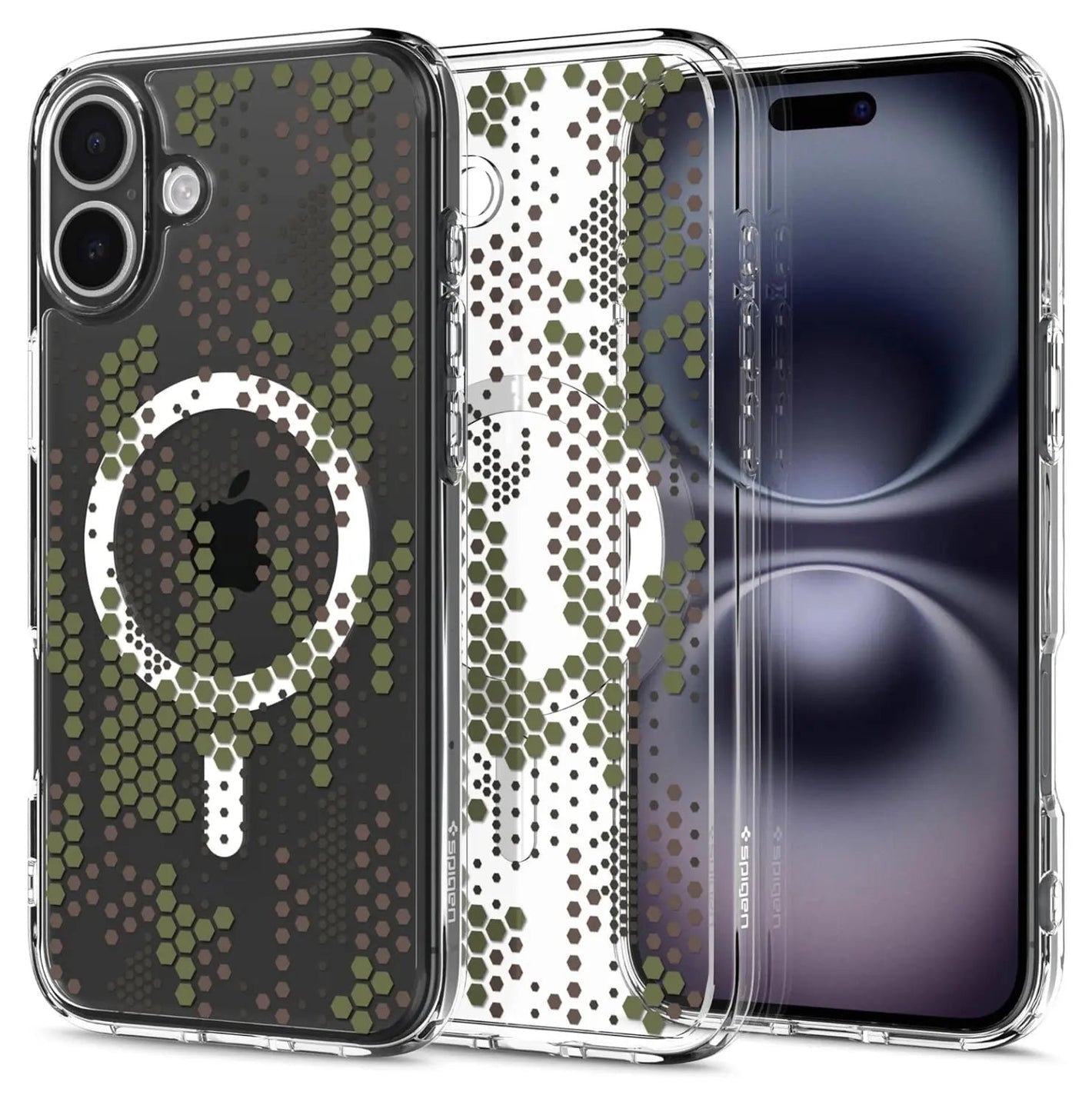 iPhone 16 Plus Case Ultra Hybrid MagFit Digital Camo - Spigen Malaysia