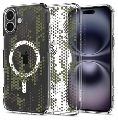 iPhone 16 Plus Case Ultra Hybrid MagFit Digital Camo - Spigen Malaysia