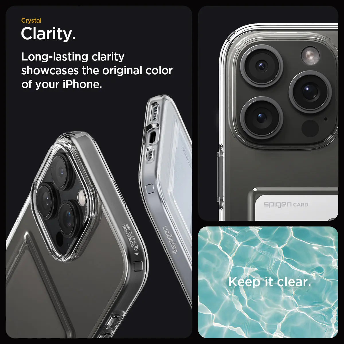 iPhone 16 Pro Case Crystal Slot - Spigen Malaysia