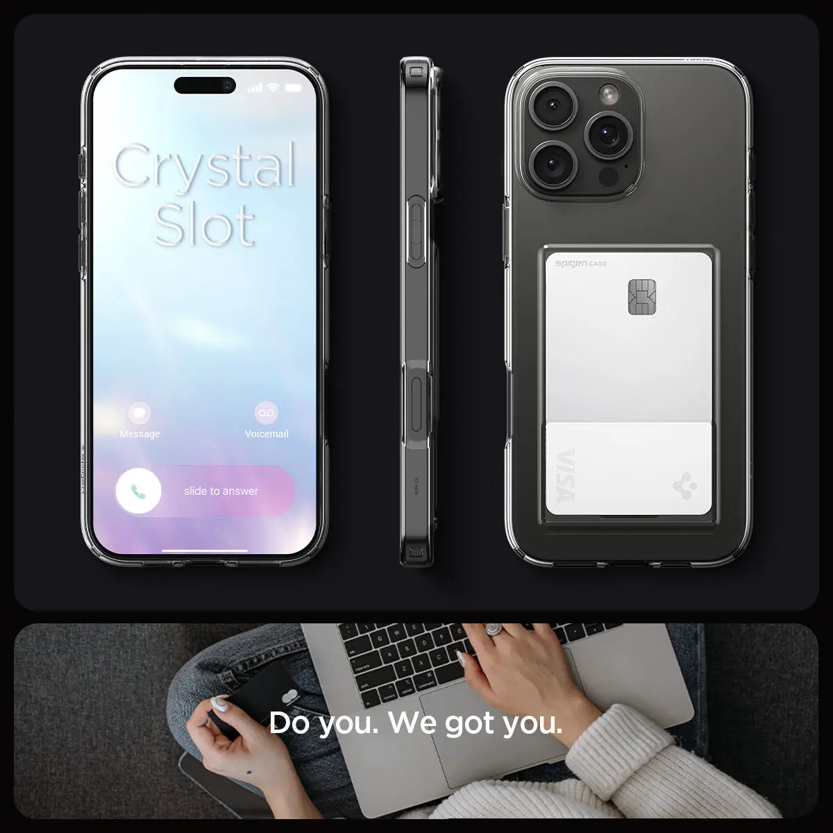 iPhone 16 Pro Case Crystal Slot - Spigen Malaysia