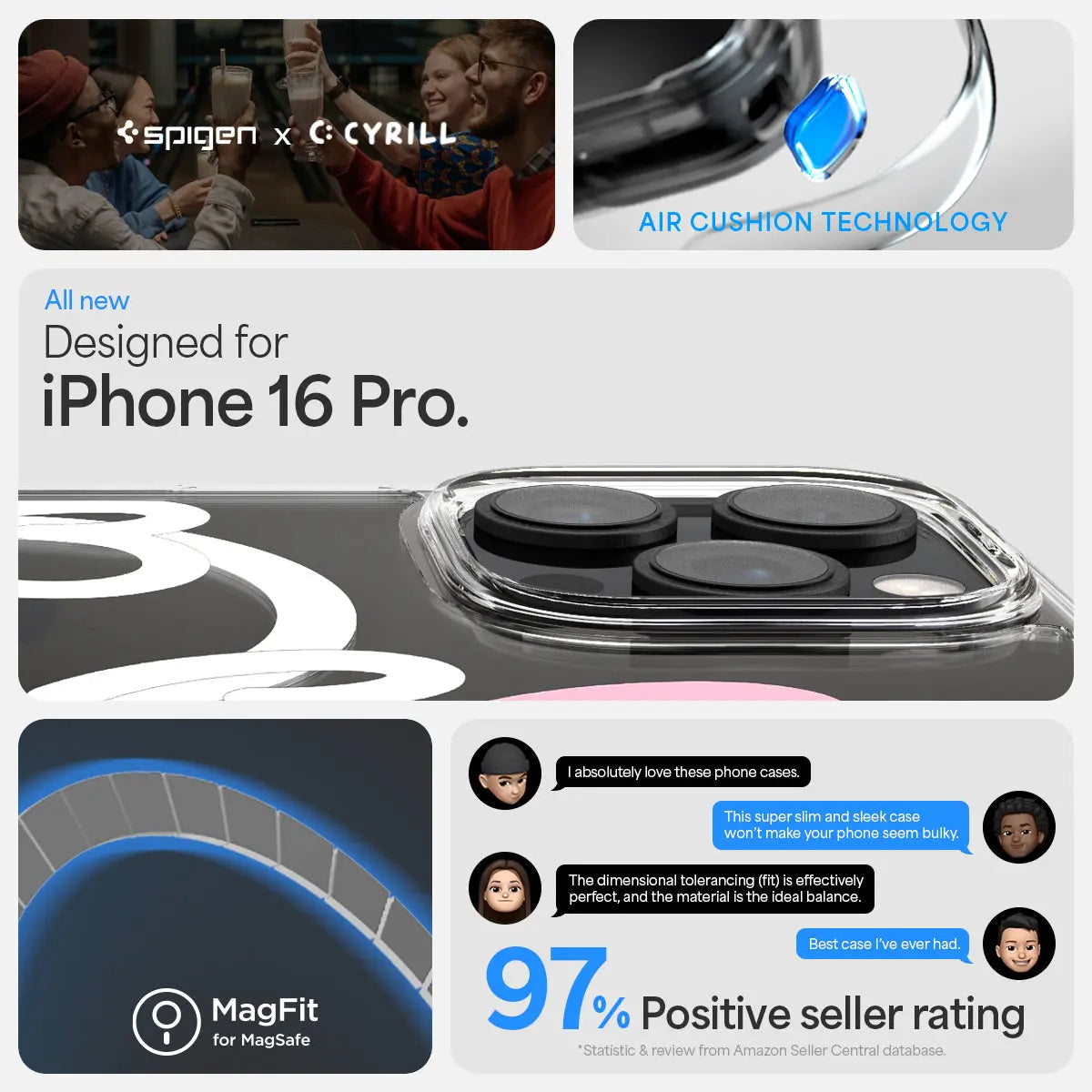 iPhone 16 Pro Case Ultra Hybrid MagFit Hearts - Spigen Malaysia