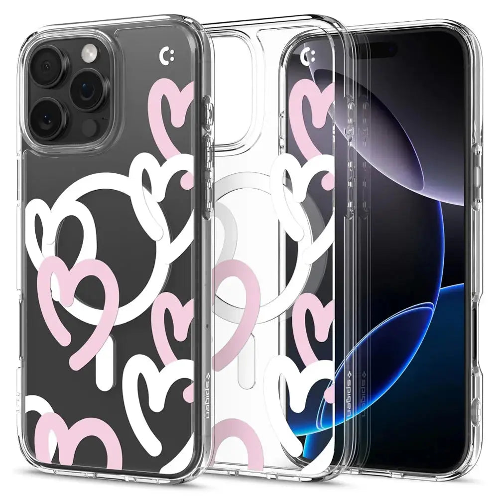 iPhone 16 Pro Case Ultra Hybrid MagFit Hearts - Spigen Malaysia